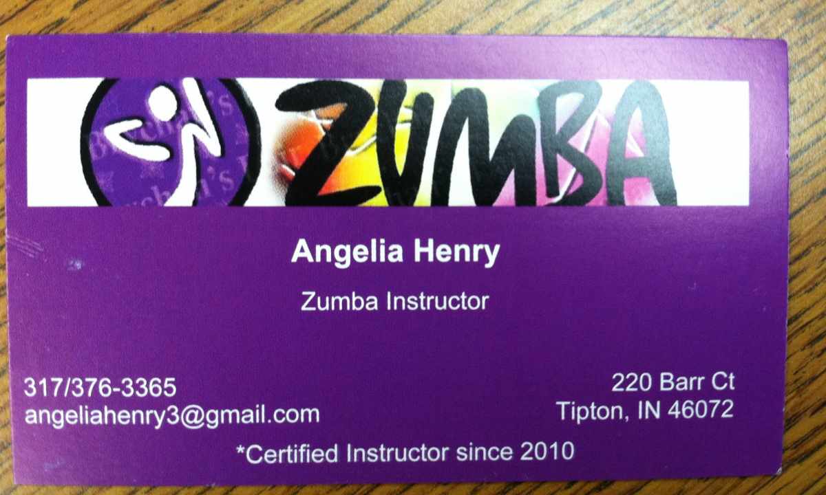What has to be Zumba® instructor