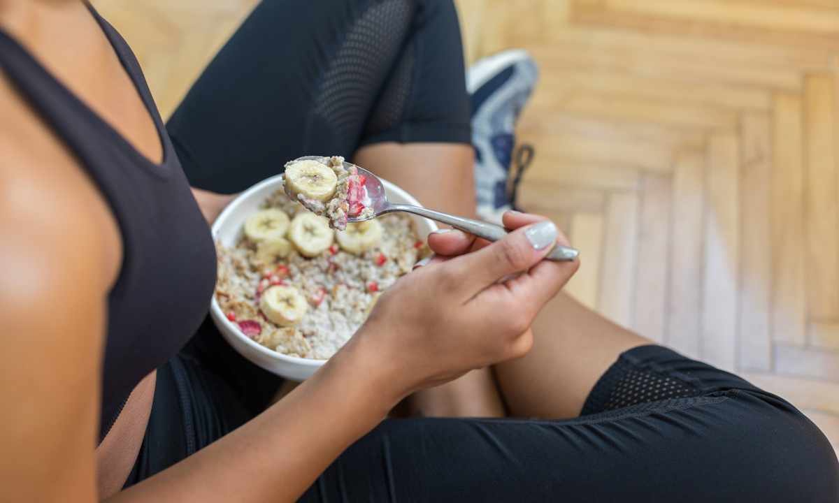 How to eat at trainings to lose weight