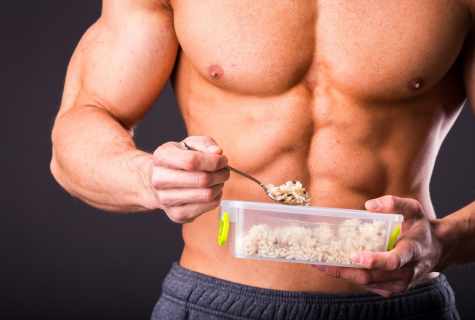 Sports food for the set of muscle bulk