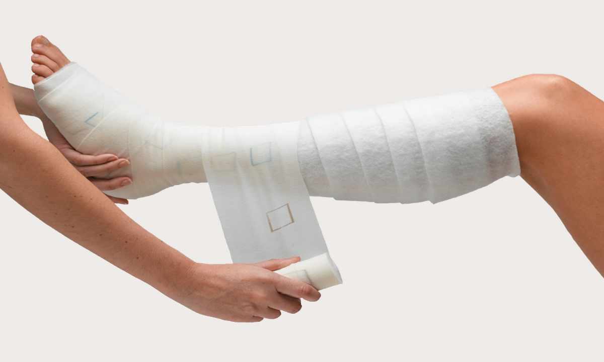 How to wind bandage