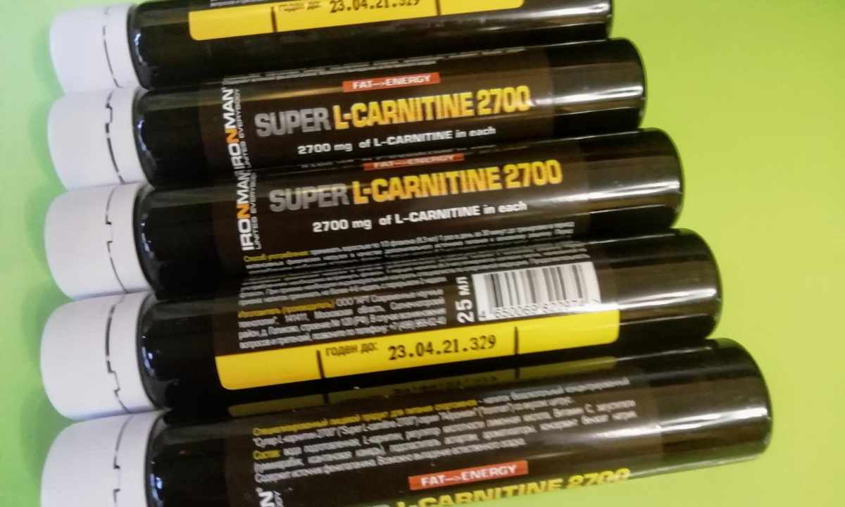 For what the L-carnitine is necessary