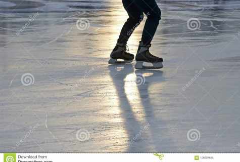 How to fill in the skating rink with the hands