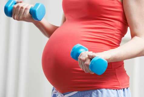 Sports activities at pregnancy