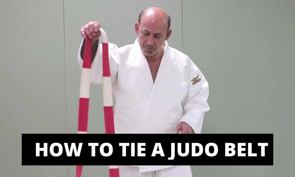 How to tie the belt in judo