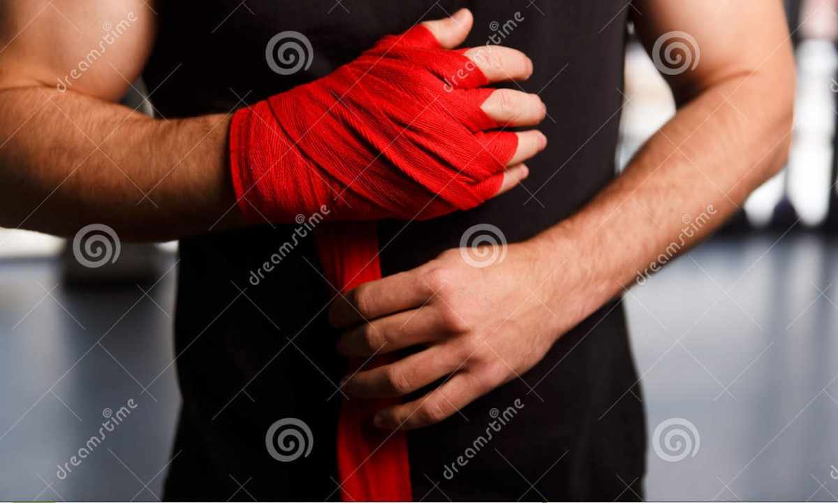 How to tie boxing bandage