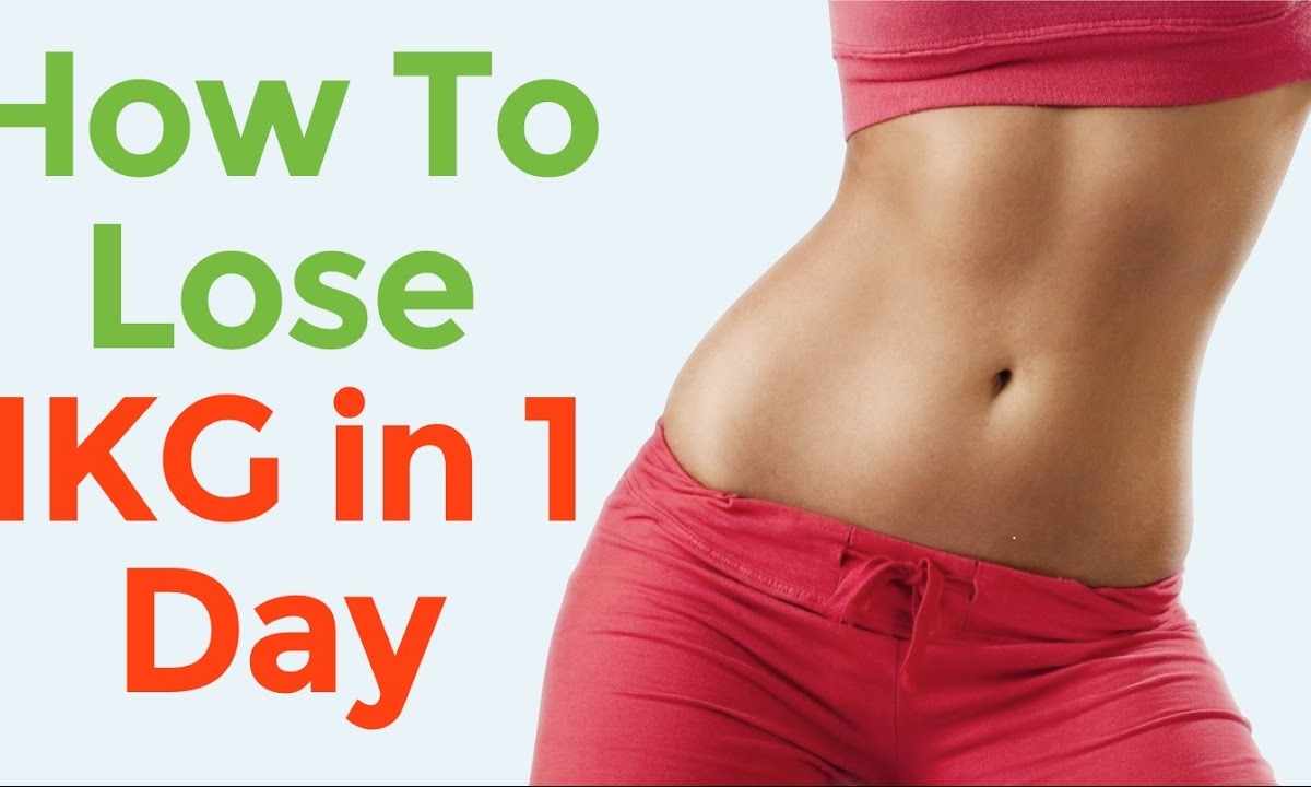 How to lose weight by 10 kilograms