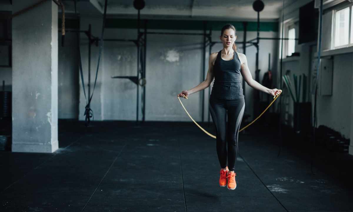 The program of jumps on the jump rope