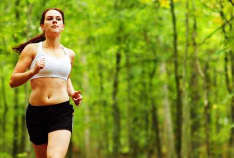 Advantage of run. Strengthening of the organism