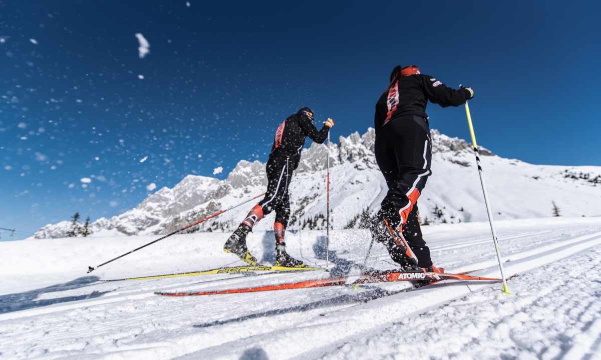 How to pick up the size of cross-country skis