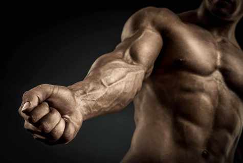 How to pump up muscles of hands in the week