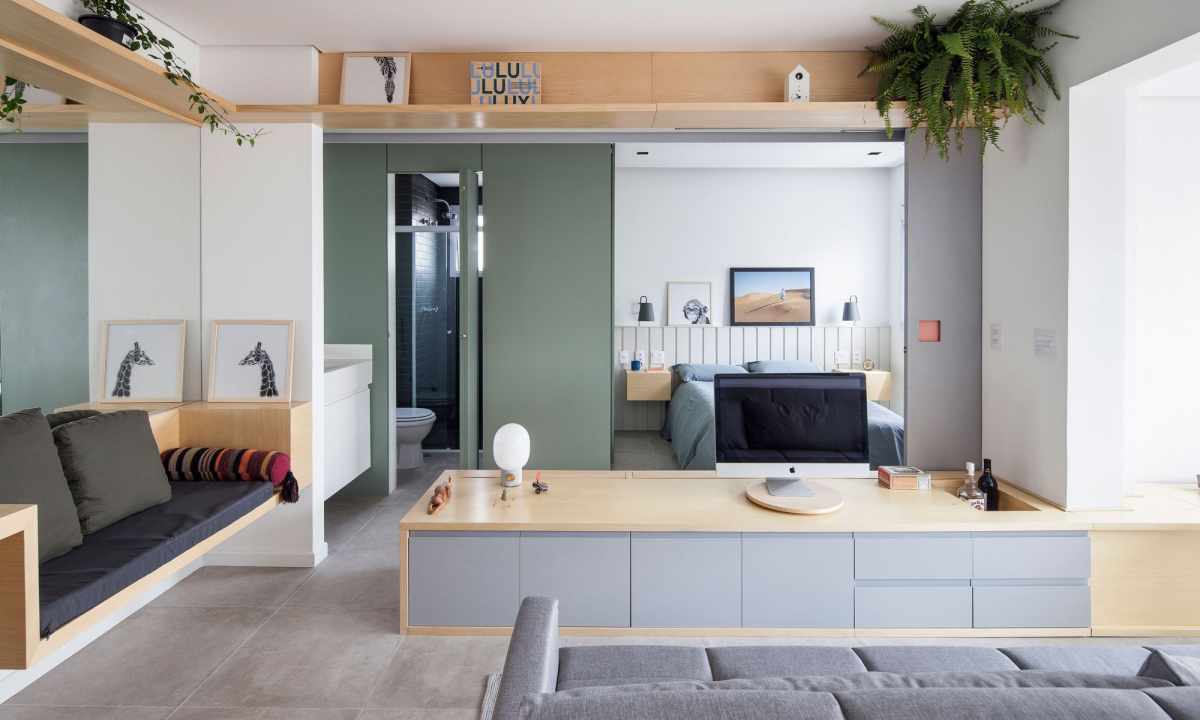 Unique design for the small apartment