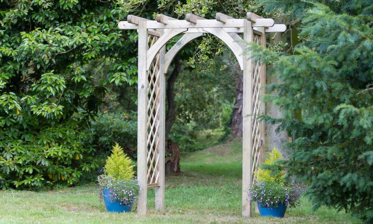 How to create garden arch the hands