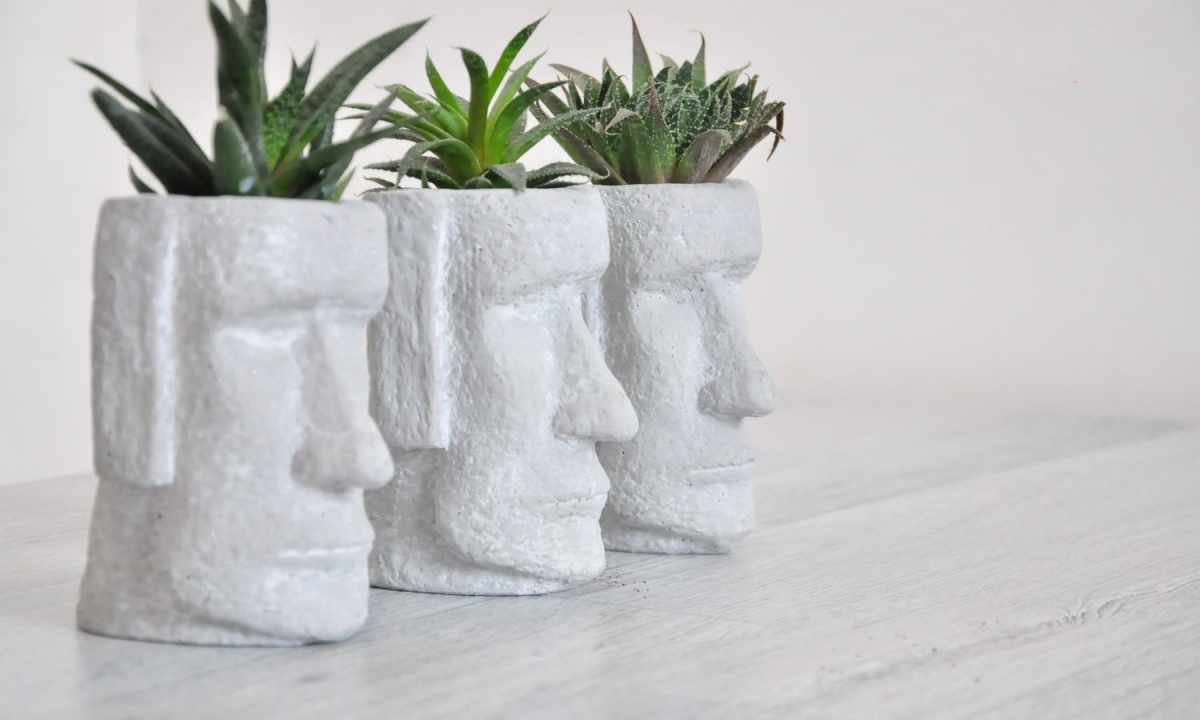 How to make decorative figures of concrete, tree for garden most