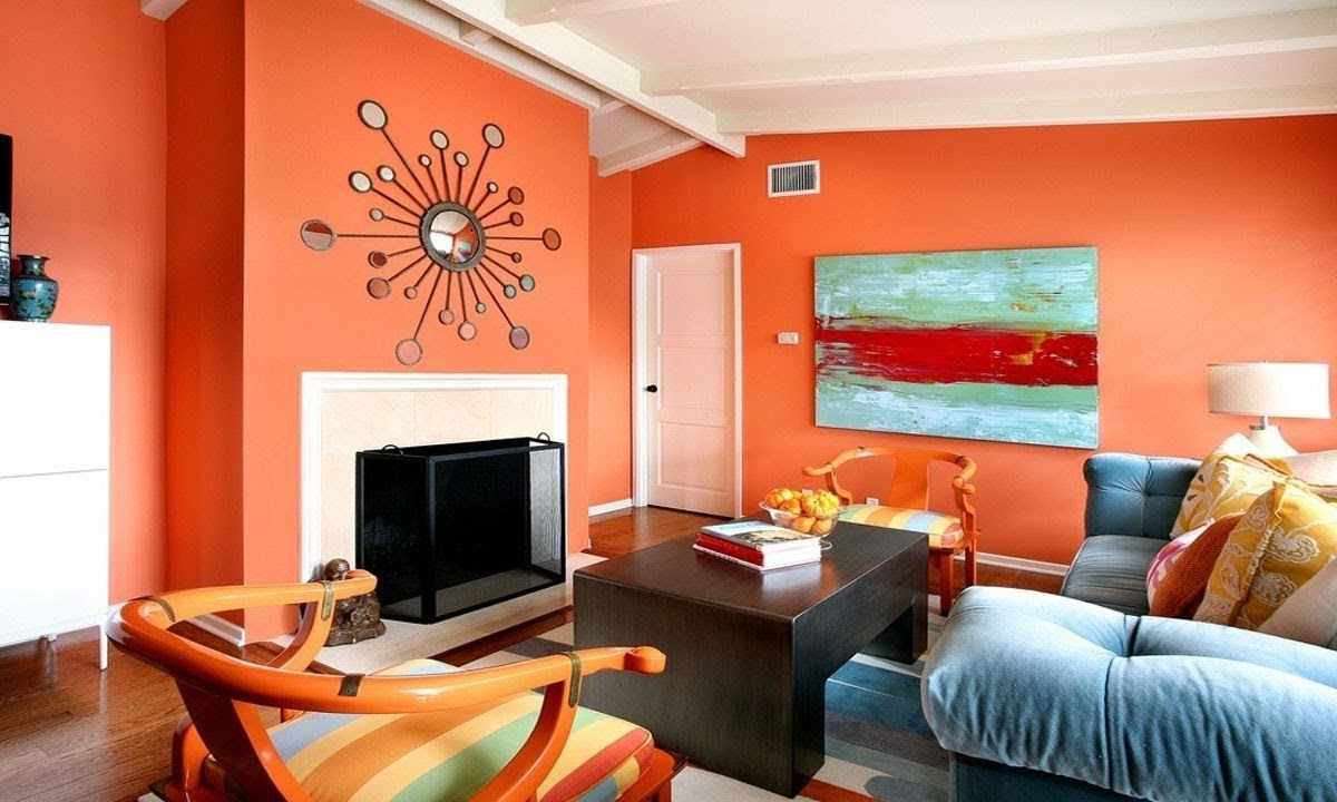Wall-paper in bedroom interior: force of influence of color