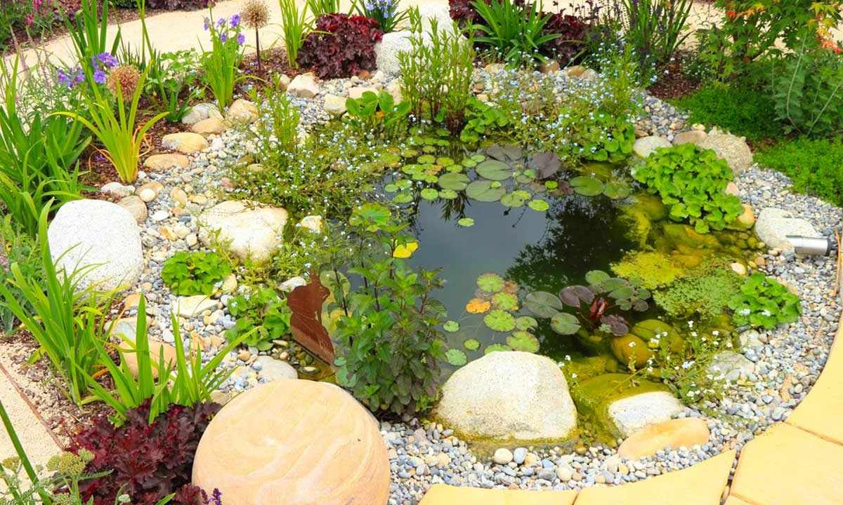 How to make decorative pond