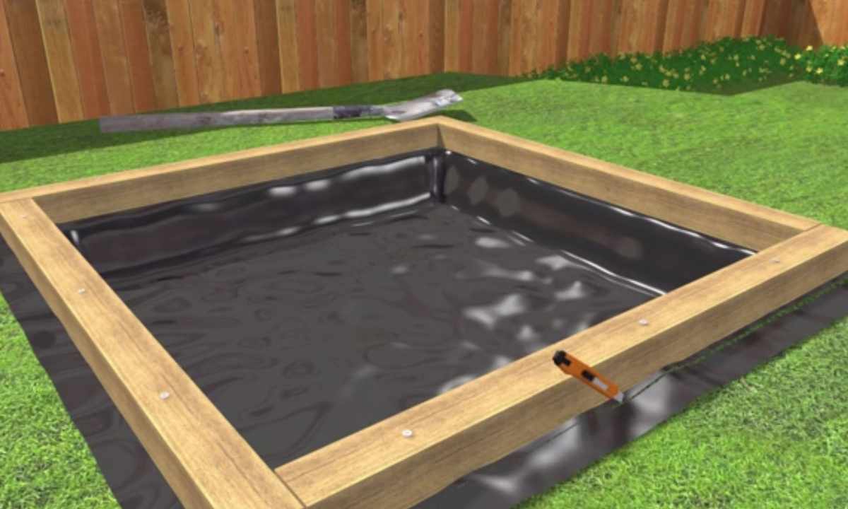 How to make sandbox with own hands