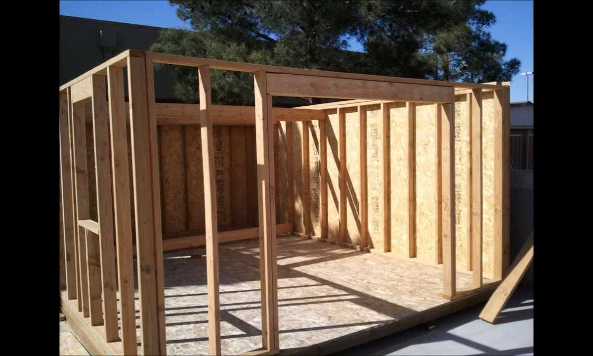 How to build correctly the shed