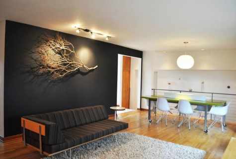 Finishing by tree: ideas of registration of interior