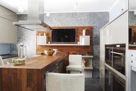 How to build in the TV in kitchen