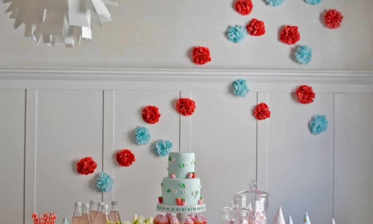 How to decorate the house by birthday of the child