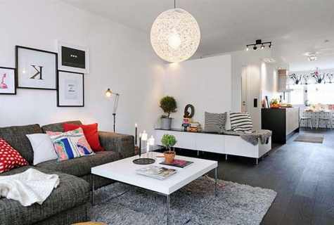 How to arrange the room in the one-room apartment