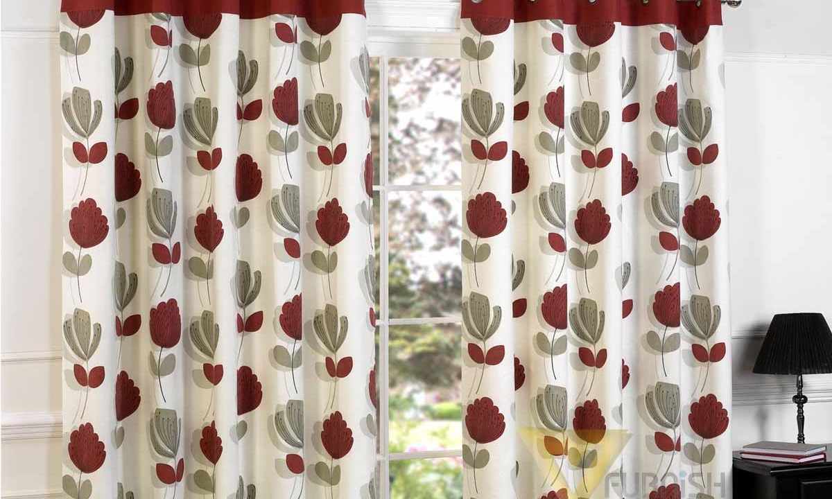 How to establish eyelets on curtains
