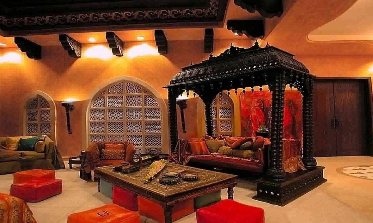 House interior in the Indian style