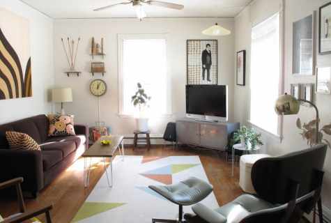 How to arrange with furniture the one-room apartment