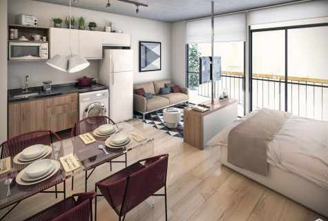 Advantages and shortcomings of the studio apartment