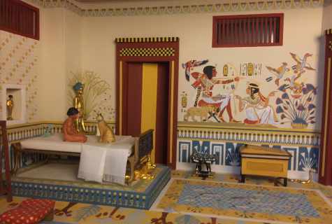 How to issue the bedroom in the Egyptian style