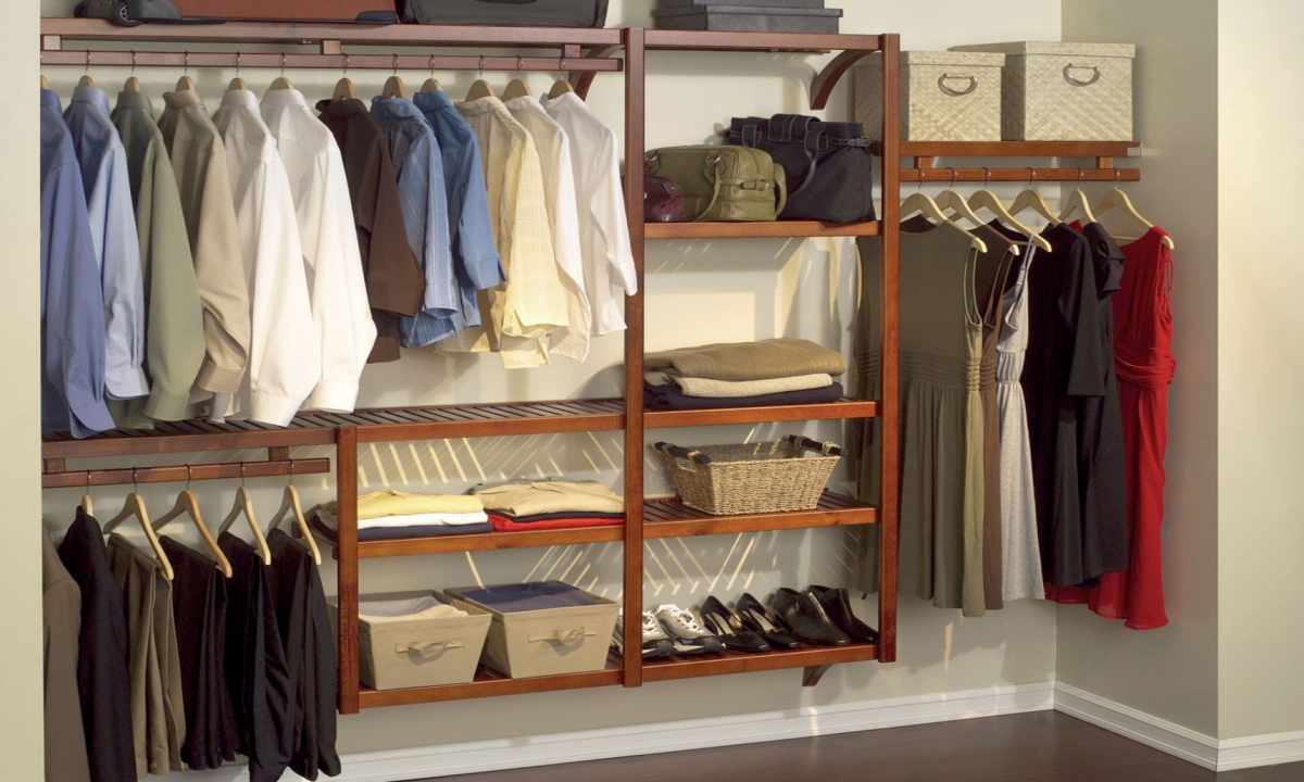 How to organize storage of clothes