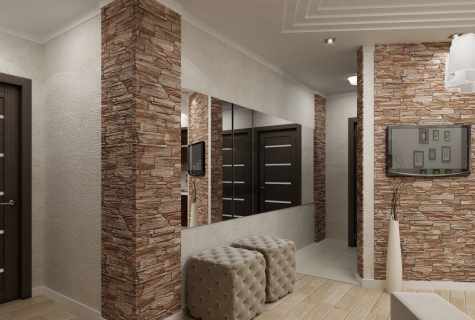 How to do facing of the hall by decorative stone