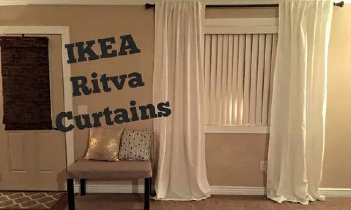 As it is correct to pick up curtains
