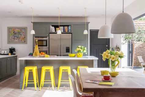 How to combine colors in interior of kitchen