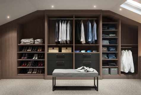 Functionality of the wardrobe room