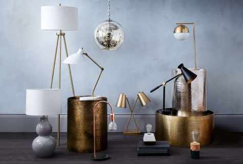 Home lamps: types and features