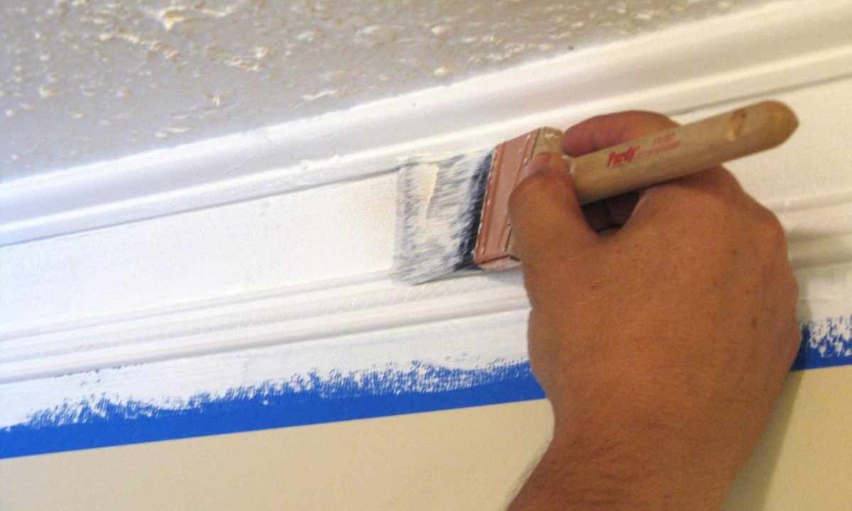 How to paint molding