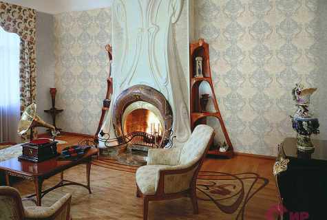 How to make out interior in style of art Nouveau