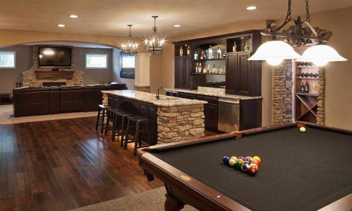 The interesting ideas for use of the basement