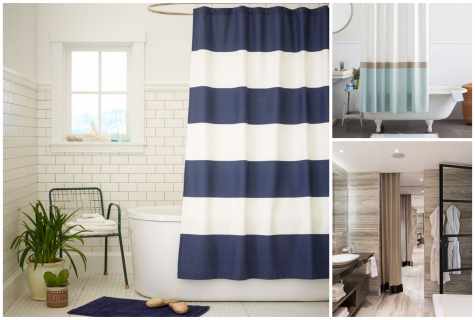 Room shower curtains
