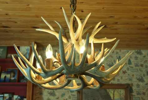 How to connect five-horn chandelier
