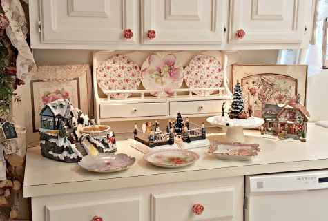Kitchen in style shabby chic: we return old times