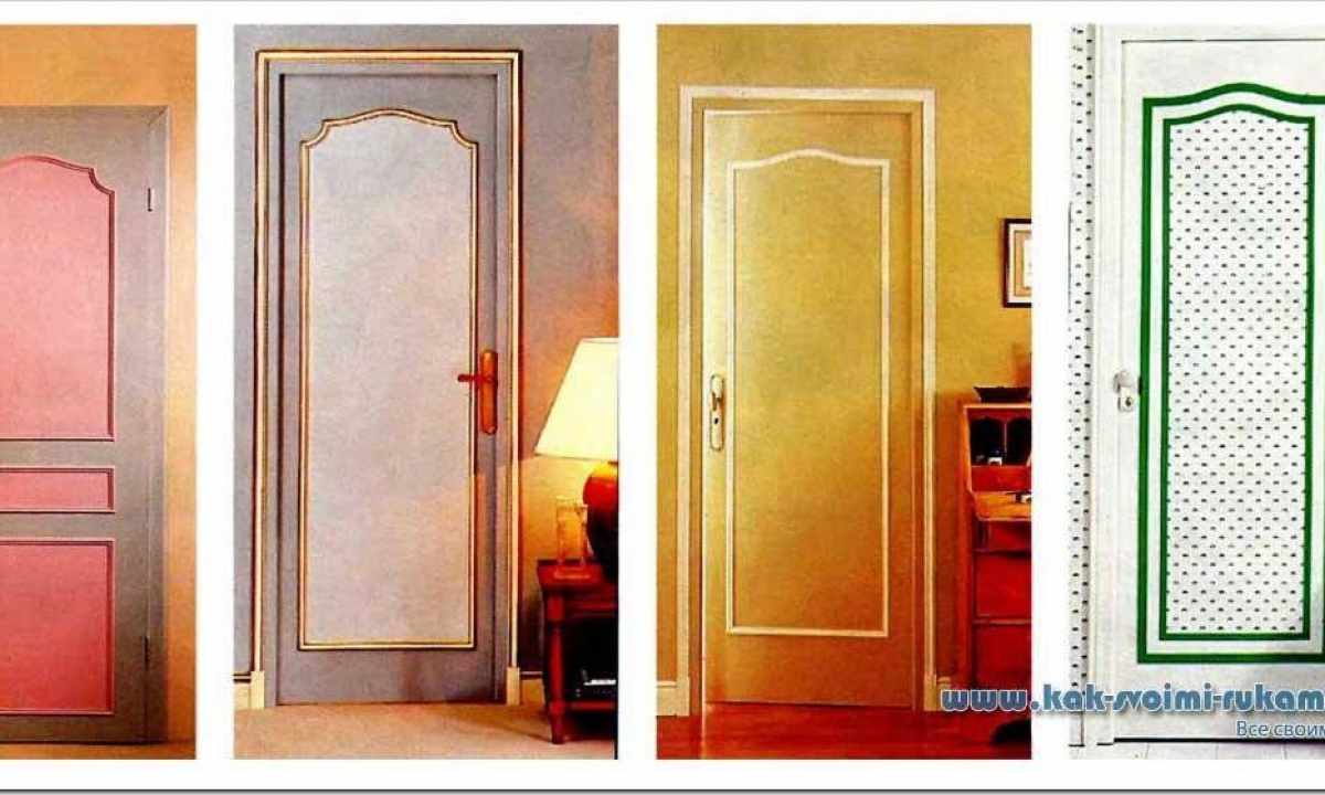 How to make decor of doors with own hands