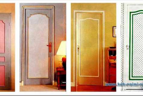 How to make decor of doors with own hands