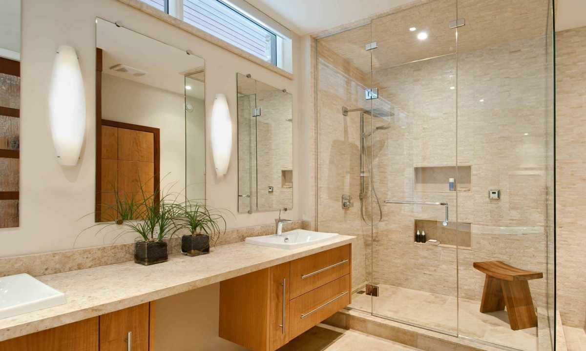 How to make design of the bathroom
