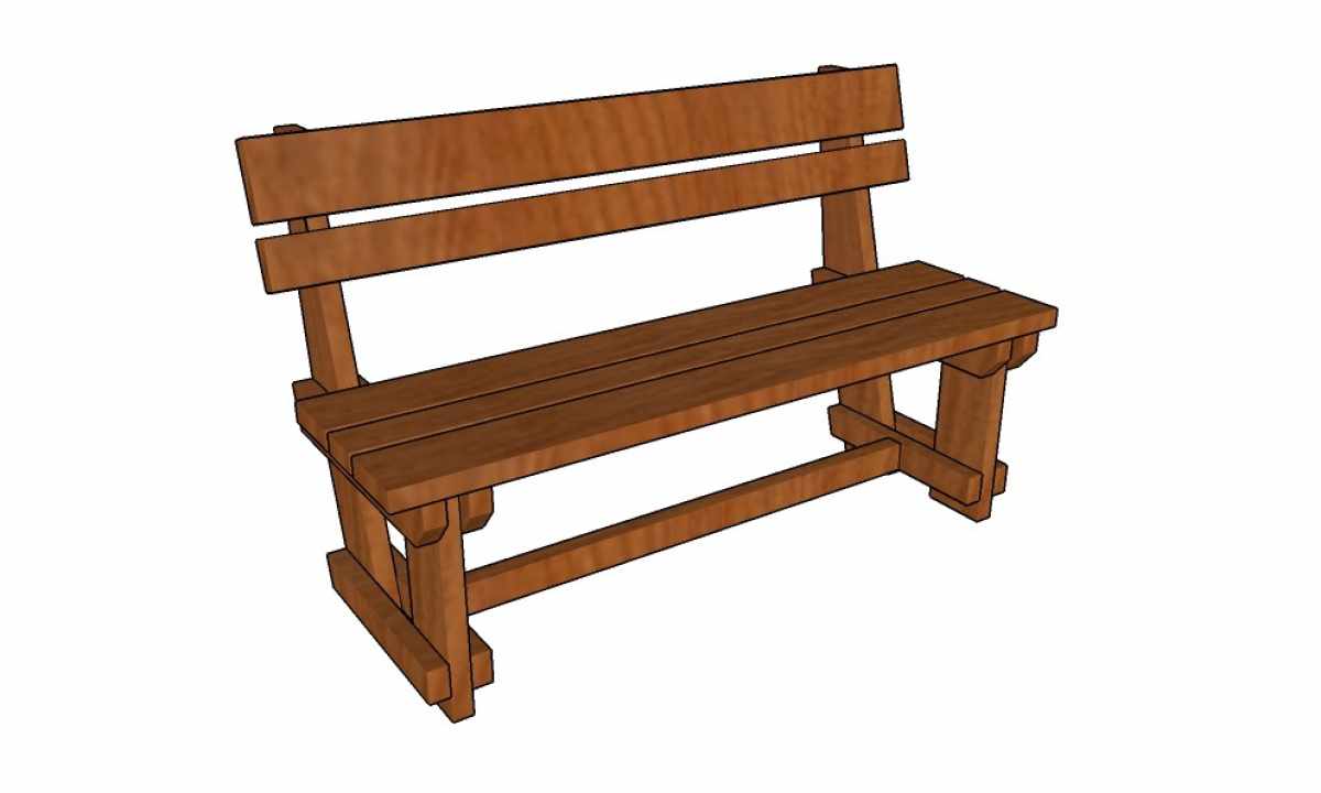 How to construct bench