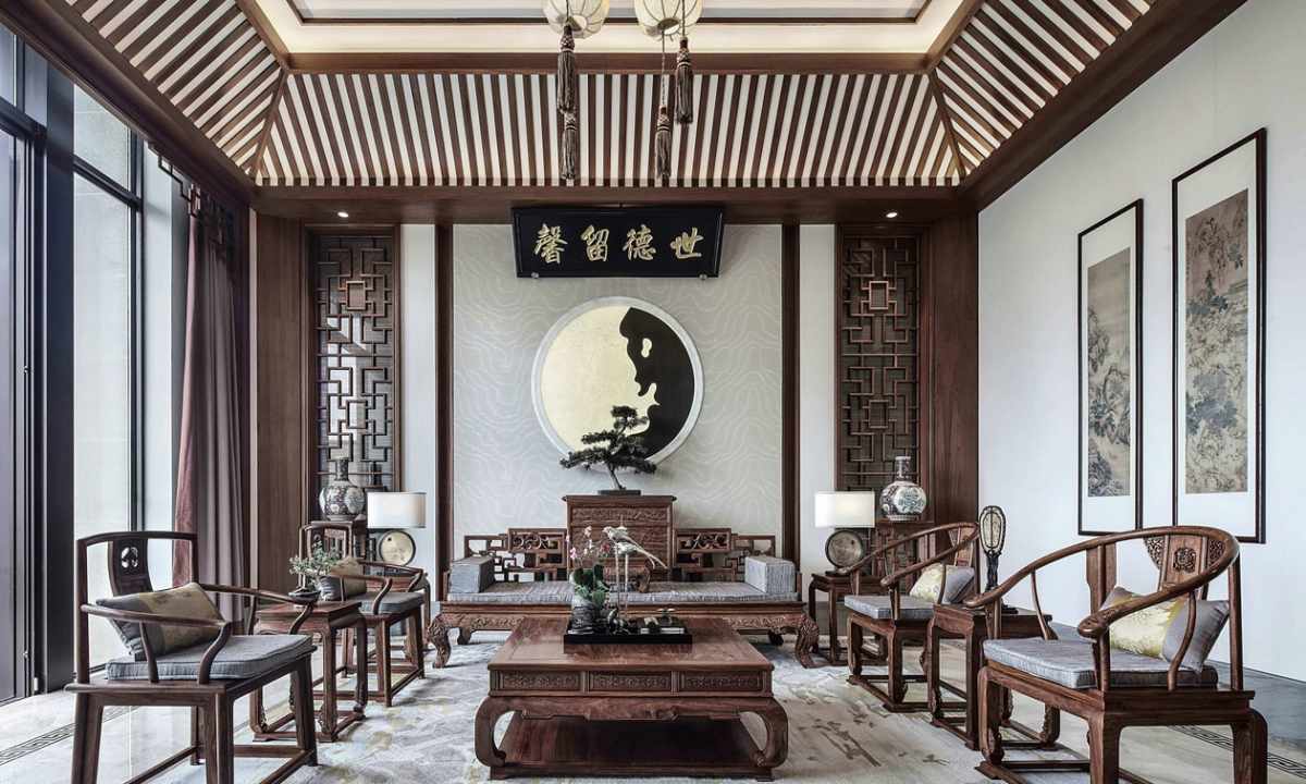 How to issue the apartment in the Chinese style