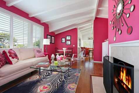 How to use pink color in interior