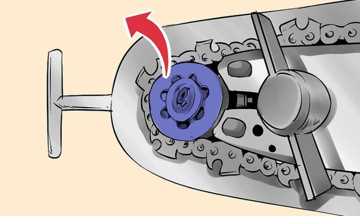 How to adjust the chainsaw