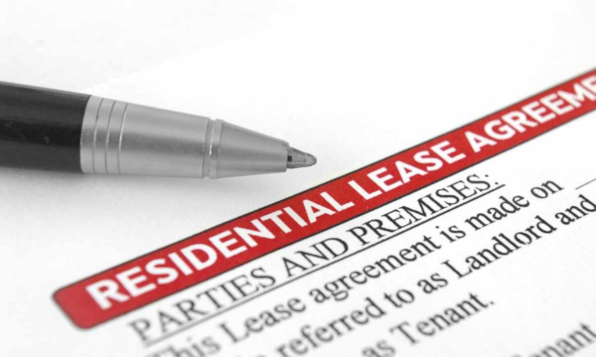 How to make out the lease agreement of the apartment
